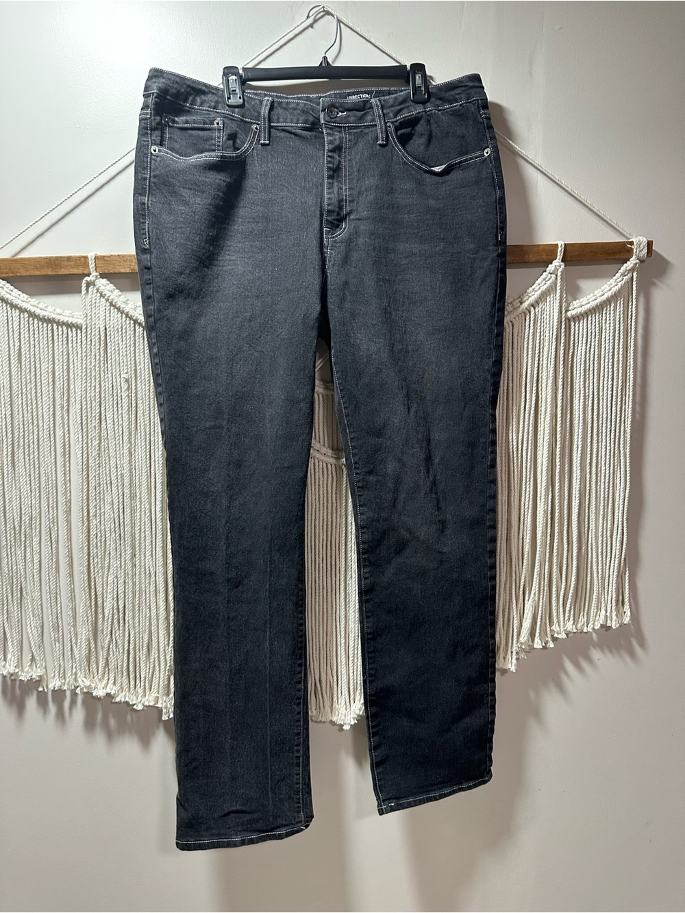 Marshalls Black Straight-Leg Jeans
